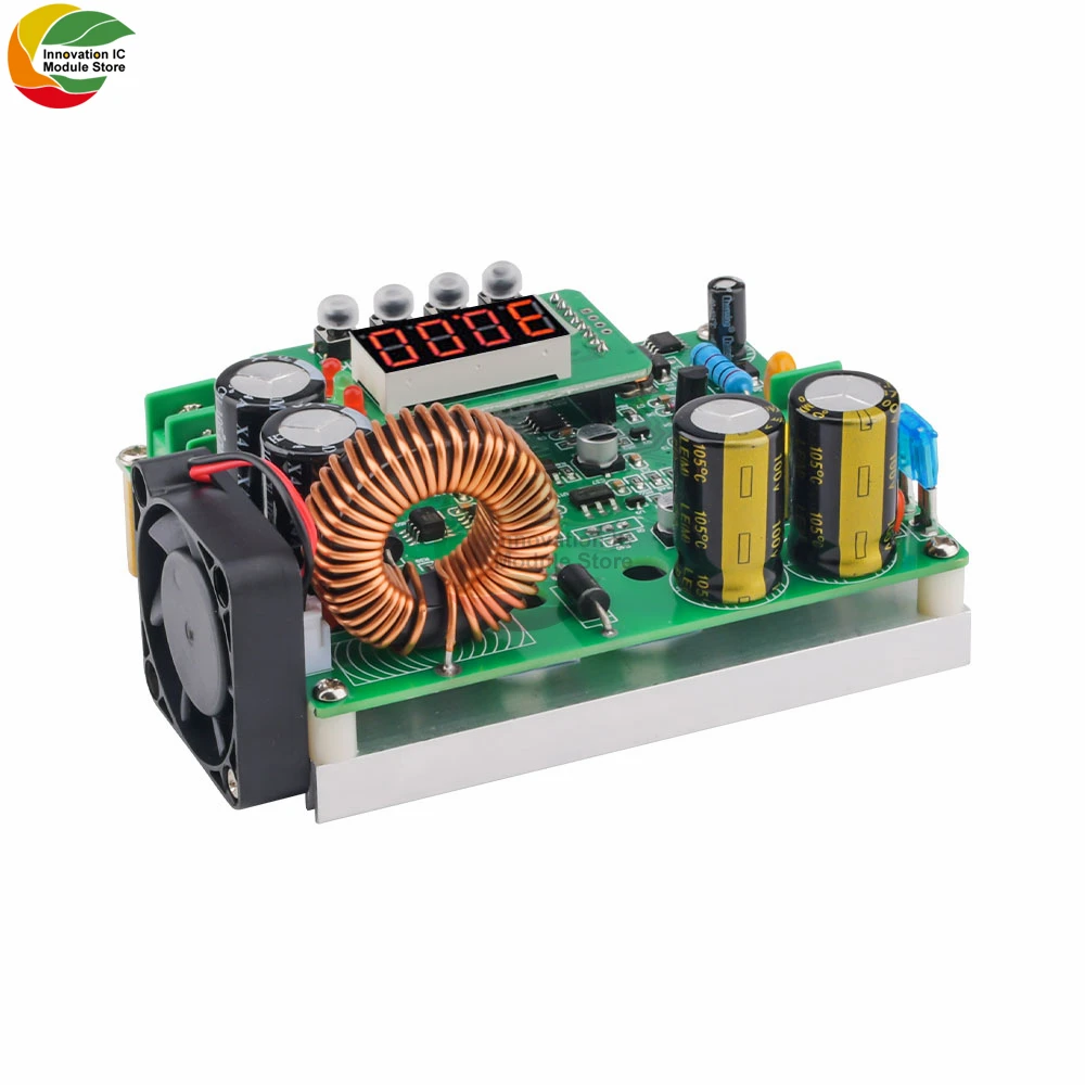 

DC Buck Converter, DC-DC Step Down Voltage Regulator 10V-75V to 0-60V 12A DKP6012 Digital Control Volt Reducer Board Module