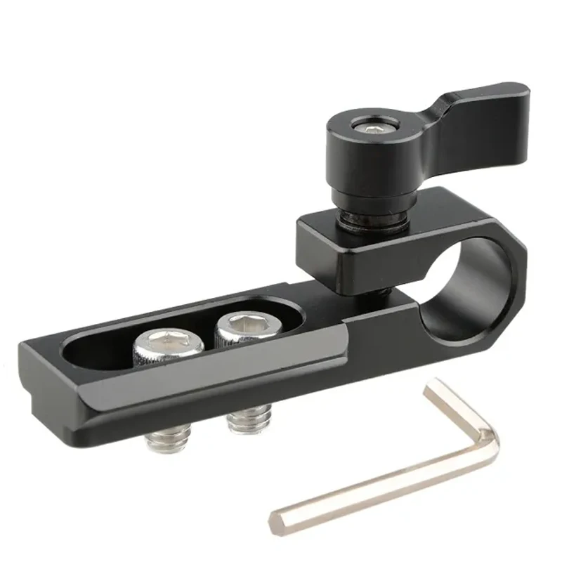 CAMVATE Camera universal Standard Single 15mm Rod Clamp With NATO Safety Rail &1/4\