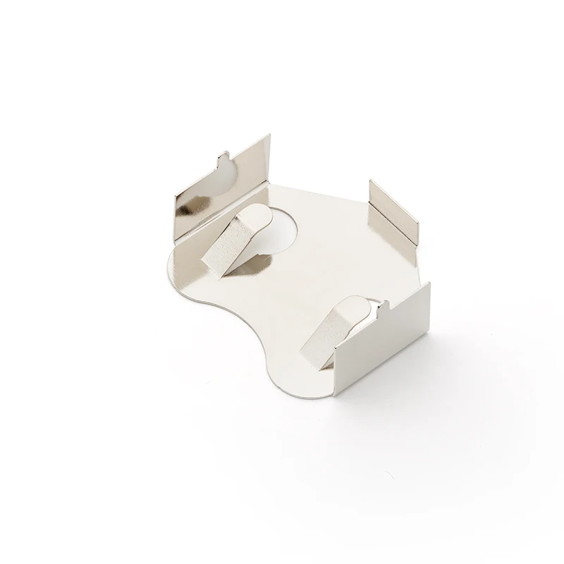 3V Coin Cell CR2477 Battery Retainer Clip THM DIP Metal CR2477, DL2477 Battery Holder CCR-2423-NI