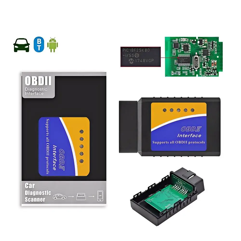 ELM327 V1.5 OBD2 Scanner Bluetooth OBDII Car Diagnostic Tool Auto Fault Code Reader V03H4