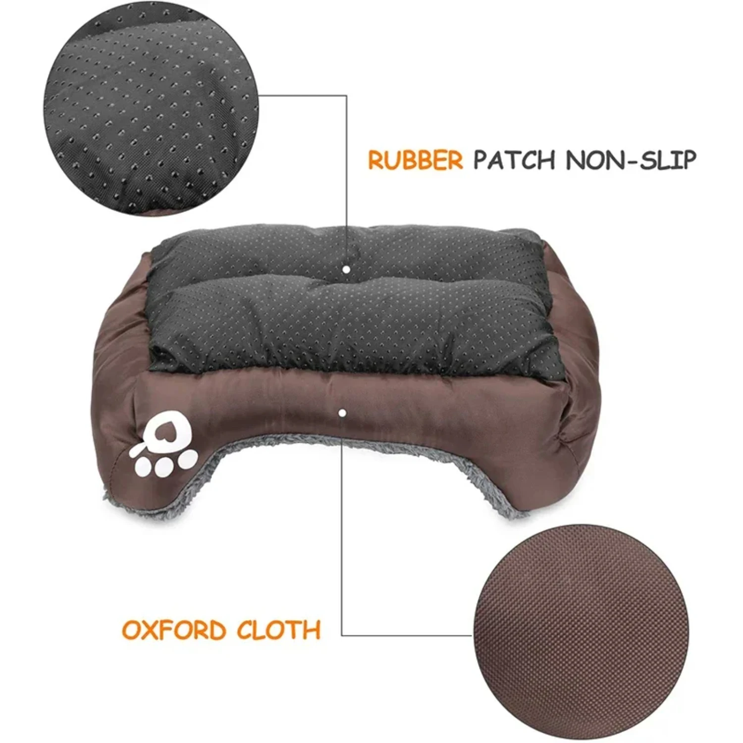 Soft and Cozy Ultimate Fleece Bed for Small, Medium, and Large Dogs - Waterproof Bottom for Ultimate Comfort - Warm and Inviting 5