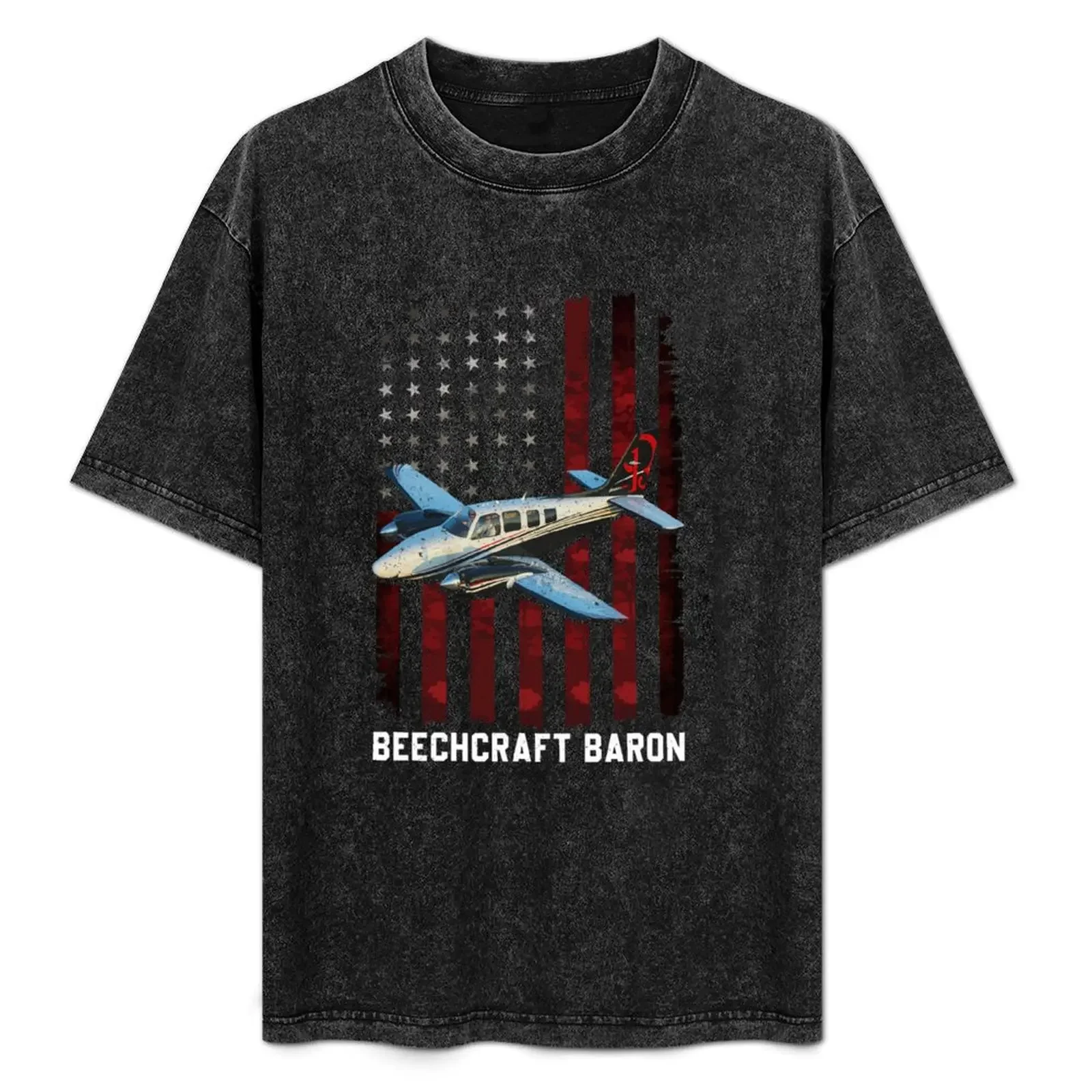 

Beechcraft Baron, baron aircraft T-Shirt cotton t shirts high quality man t shirts graphic T-Shirt