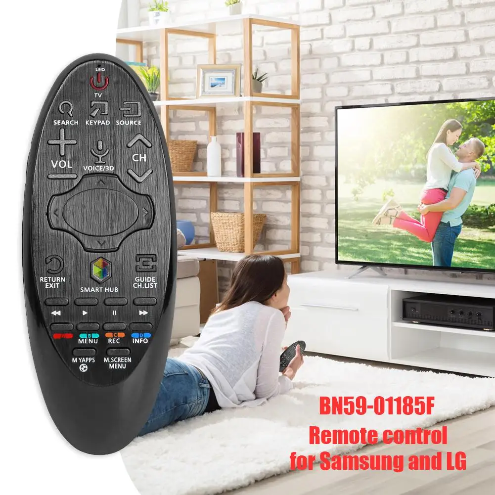 Multifunctionele Smart TV Afstandsbediening – Compatibel Met BN59-01185F – Universele Vervanger Voor Samsung TV's – Grote Knoppen – ABS Materiaal