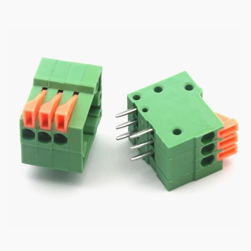 10pcs 2.54mm Pitch KF141R Terminal Block Right Angle Pin 2P-10Pin PCB Connector for Electronic Assemblies