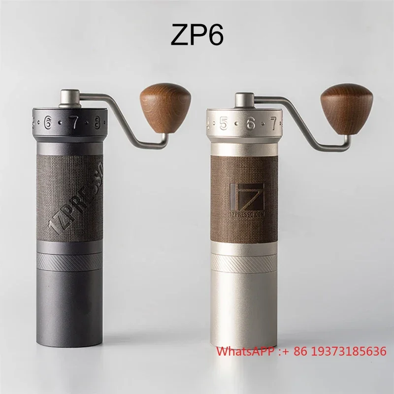 1Zpresso ZP6 Manual Coffee Grinder 48mm burrs finer adjustment mechanism primarily designed for pour-over