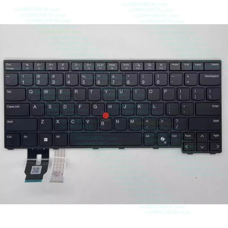 لينوفو ثينك باد T14 Gen5 P14S L14 Gen5 كمبيوتر محمول الولايات المتحدة الخلفية لوحة المفاتيح 5N21M38296 #3