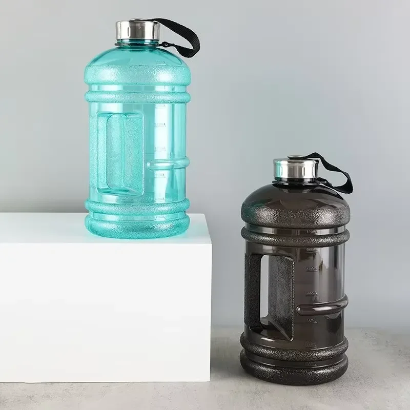 2000ml BPA Free Tritan Plastic Water Bottle Custom Logo Color Outdoor Sports Kettle Large Capacity Hydration Flask for Gym
