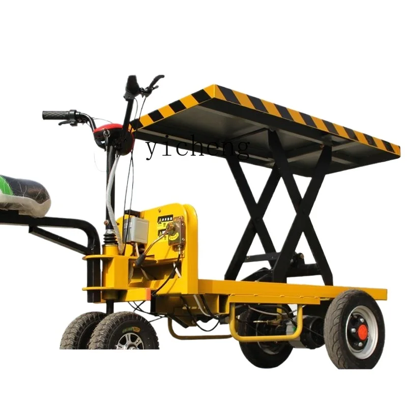 

XL electric flatbed truck lifting platform hydraulic trolley battery truck load king