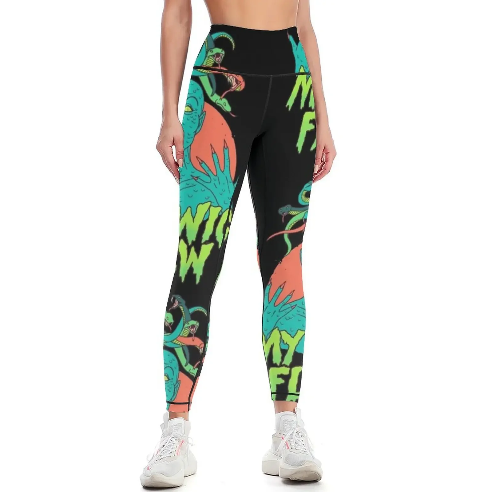 

My Wig Flew Leggings Women's fitness Women's pants Sportswear woman gym sportswear gym Womens Leggings