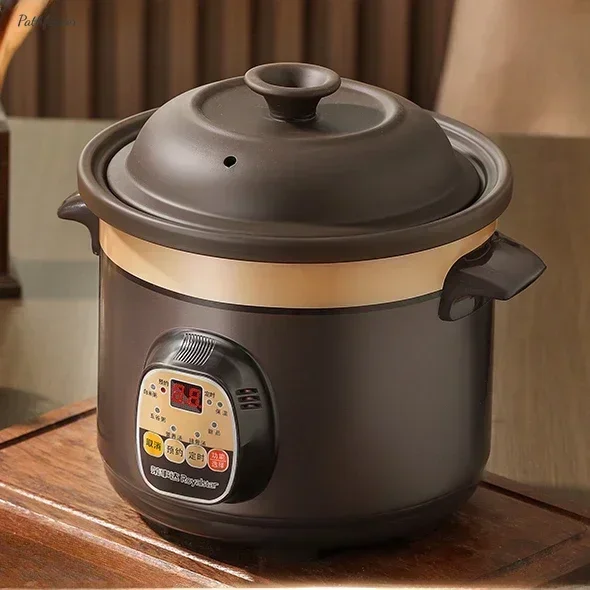 New electric stew pot Fully automatic soup Ceramic zisha pot Household large capacity Intelligent electric sand pot.