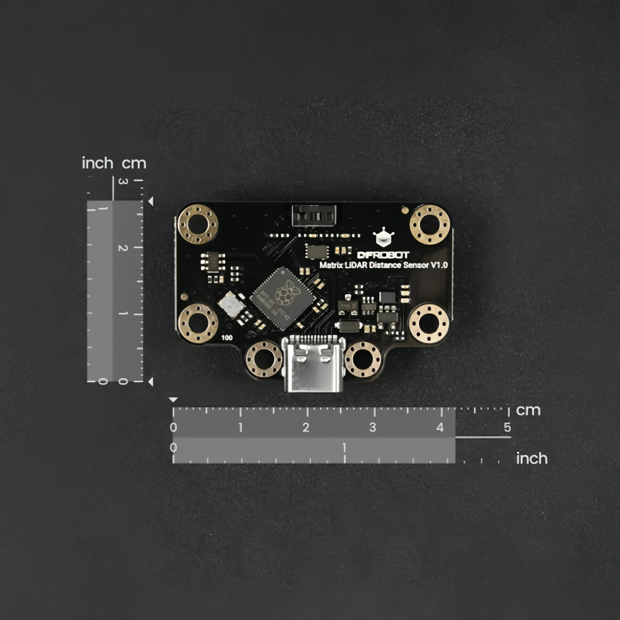 8x8 Matrix ToF Laser Ranging Sensor 64 Points 3.5m I2C/UART/USB for Arduino Raspberry Pi Robot Navigation