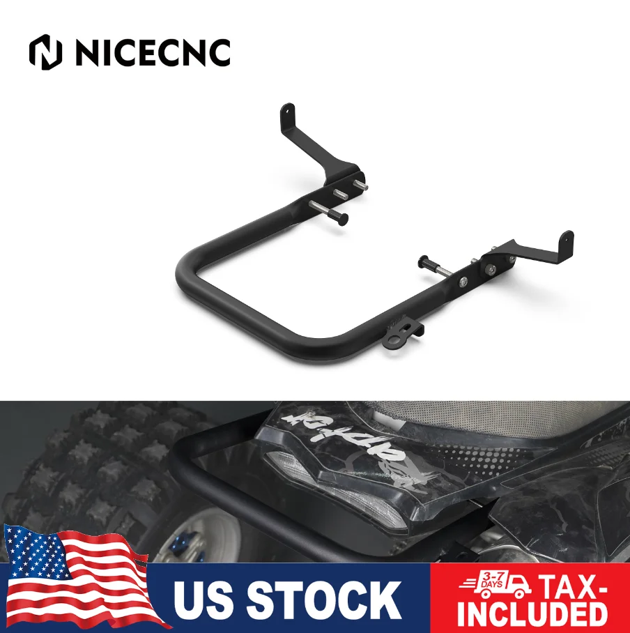 

(US stock) For Raptor 700 ATV Rear Bumper Grab Bar Brackets For Yamaha Raptor 700R 2011-2023 SE Raptor700 2006-23 High Strength