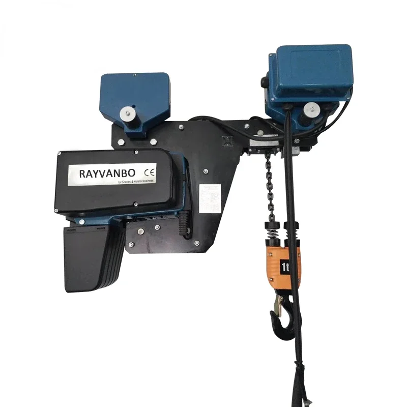 High Quality 500kg 1000kg 2000kg European Electric Chain Hoist with Trolley