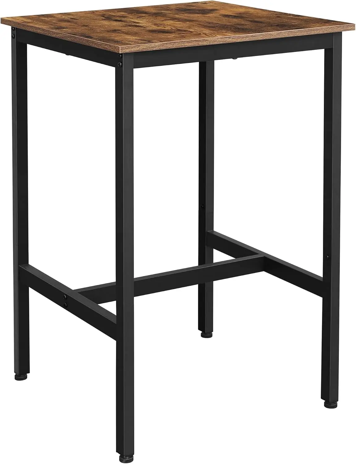 

Bar Table, Small Kitchen Dining Table, High Top Pub Table, Height Cocktail Table for Living Room Party, Sturdy Metal Frame