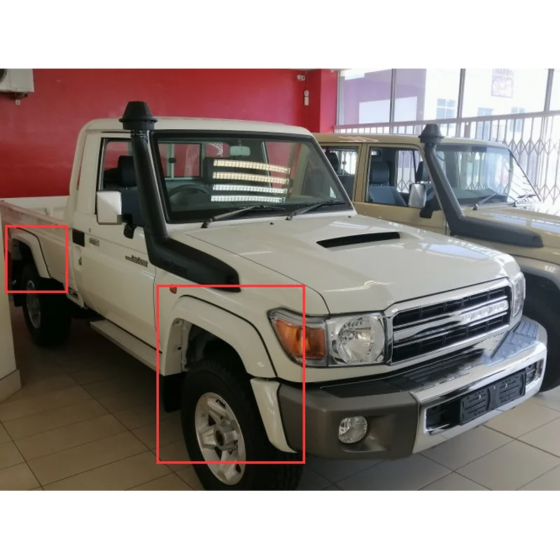 Auto Accessories Off‑Road Wheel Arch Guards Fender Flares For 70 Series LC79 FJ79 LC76 HZJ79 Pickup Exterior Upgrade