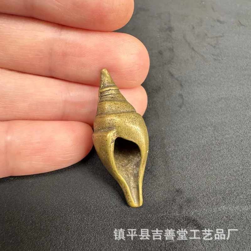 Tibetan Style Small Conch Pendant Cultural Play Accessories Collection Single Pendant Conch Shell Ornament