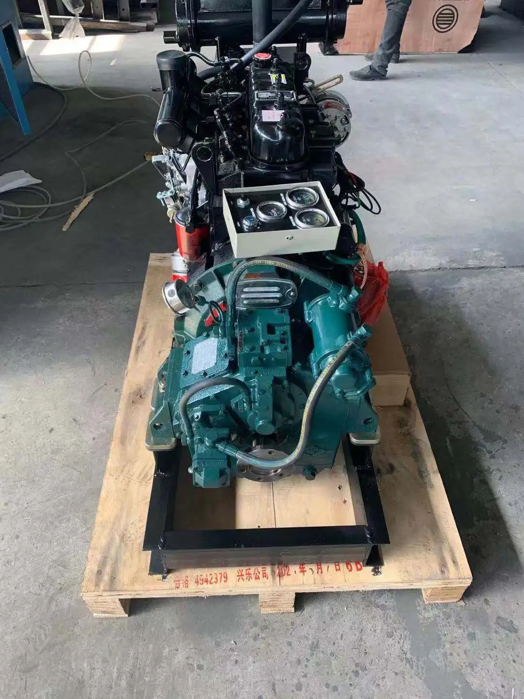 Hot Sale Brand new Ricardo 50HP 2200rpm marine Engine 490 for boat with 125 advance gearbox