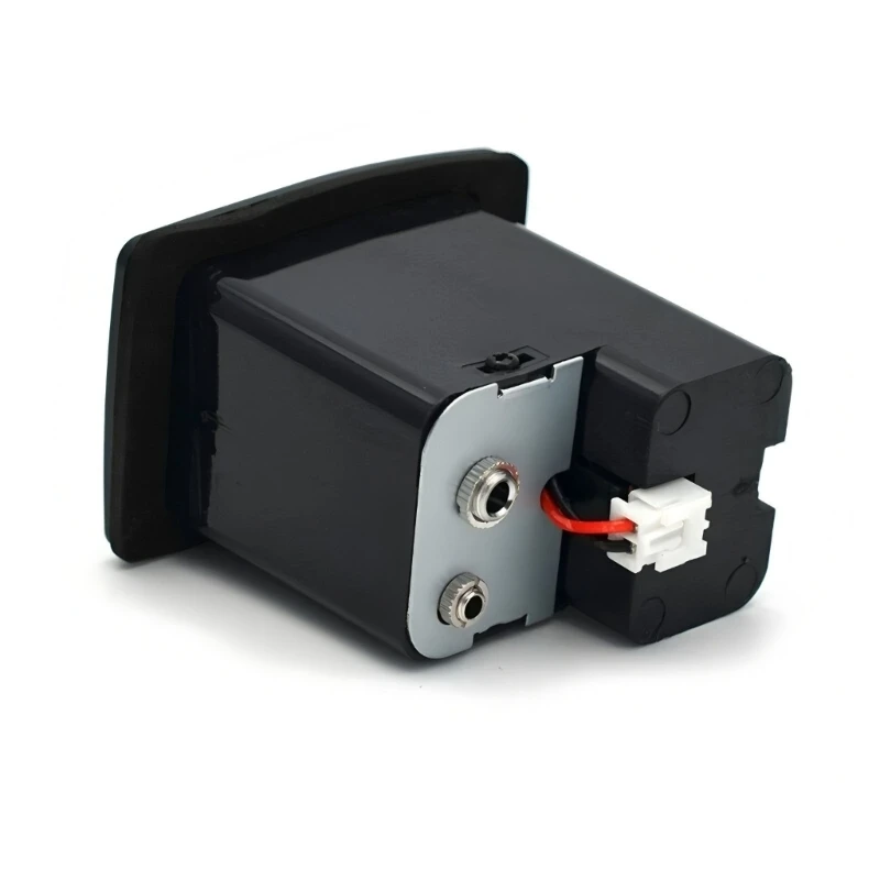 Easy Installation 2 Band Acoustic Guitar EQ Bass Treble Adjustment Tool with Mounting Set Plastic Texture