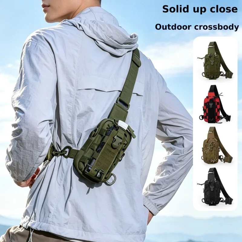 Tactical Multifunctional Waist Bag Men Outdoor Mountaineering Cycling Water Bottle Pouch Belt Phone Pack Accessory Crossbody