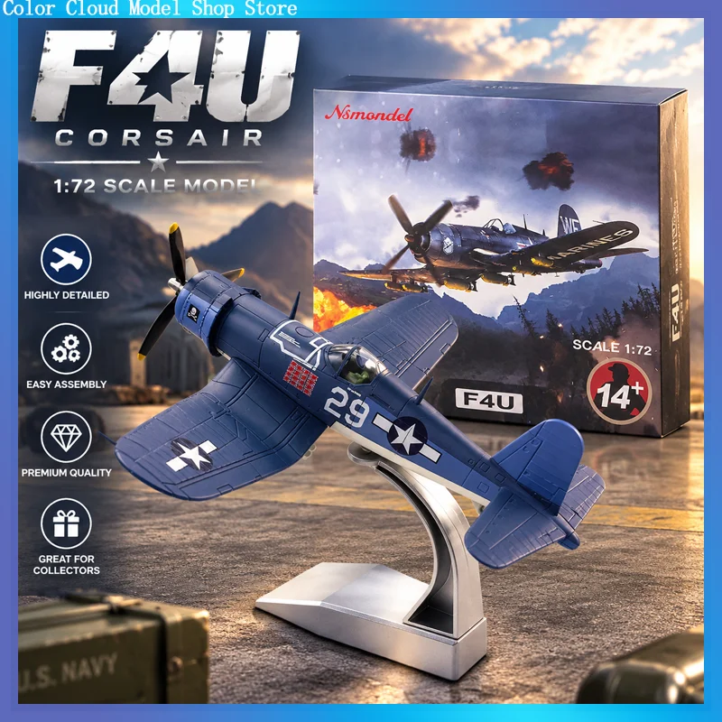 1:72 Us Navy F4u Corsair Carrier And Land Based Fighter Jet High Simulation Diecast Metal Airplane Finished Alloy Military Aircr