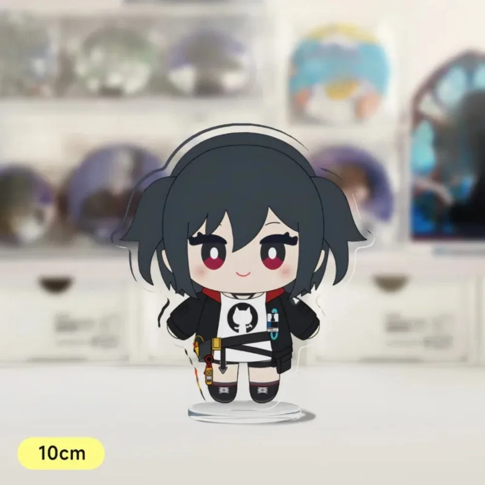 10cm Game Arknights Acrylic Standee Figure Amiya Mousse Q Version Acrylic Standing Sign Model Plaque Desktop Anime Display Decor