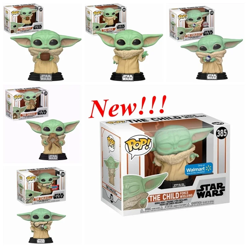 Funko Pop Nieuwe Yoda Baby Het Kind #368 #370 #378 #379 Met Hanger 398 # Vinyl Figuur Poppen Bobble-Head Speelgoed Actiefiguren Speelgoed
