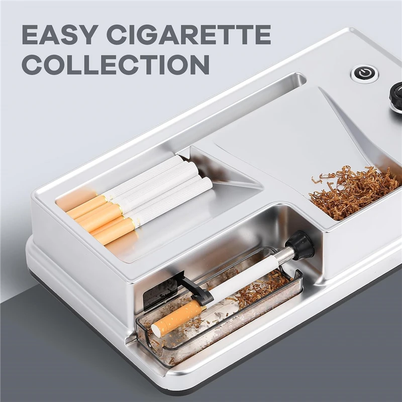 6.5mm 8.0mm Electric Cigarette Rolling Machine Cigaret Tobacco Injector Filler Winder Infrared Smoking Cigars Accessories Smoke