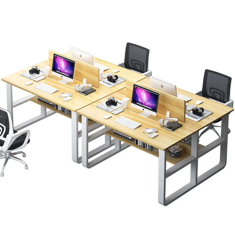 Simple desk Modern staff Work desk and chair combination Modern screen Double staff Conference table Computer table