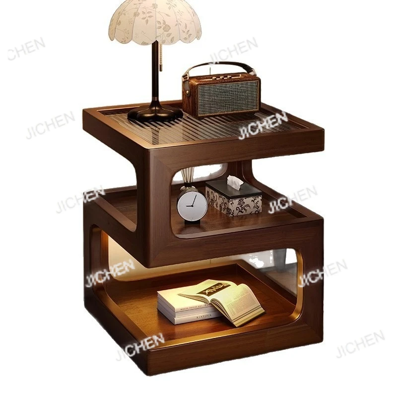 

Simple and Creative Small Table, Bedroom Shelf, Sofa Storage Cabinet, Living Room Removable Coffee Bedside Table
