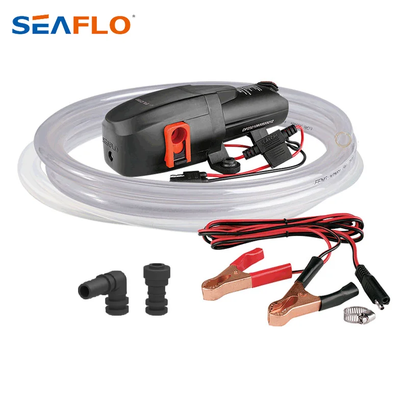 

SEAFLO 02 Series 1.5 GPM Engine Oil Change Kit DC 12V Portable Oil Change System with Tubes for Auto Boat