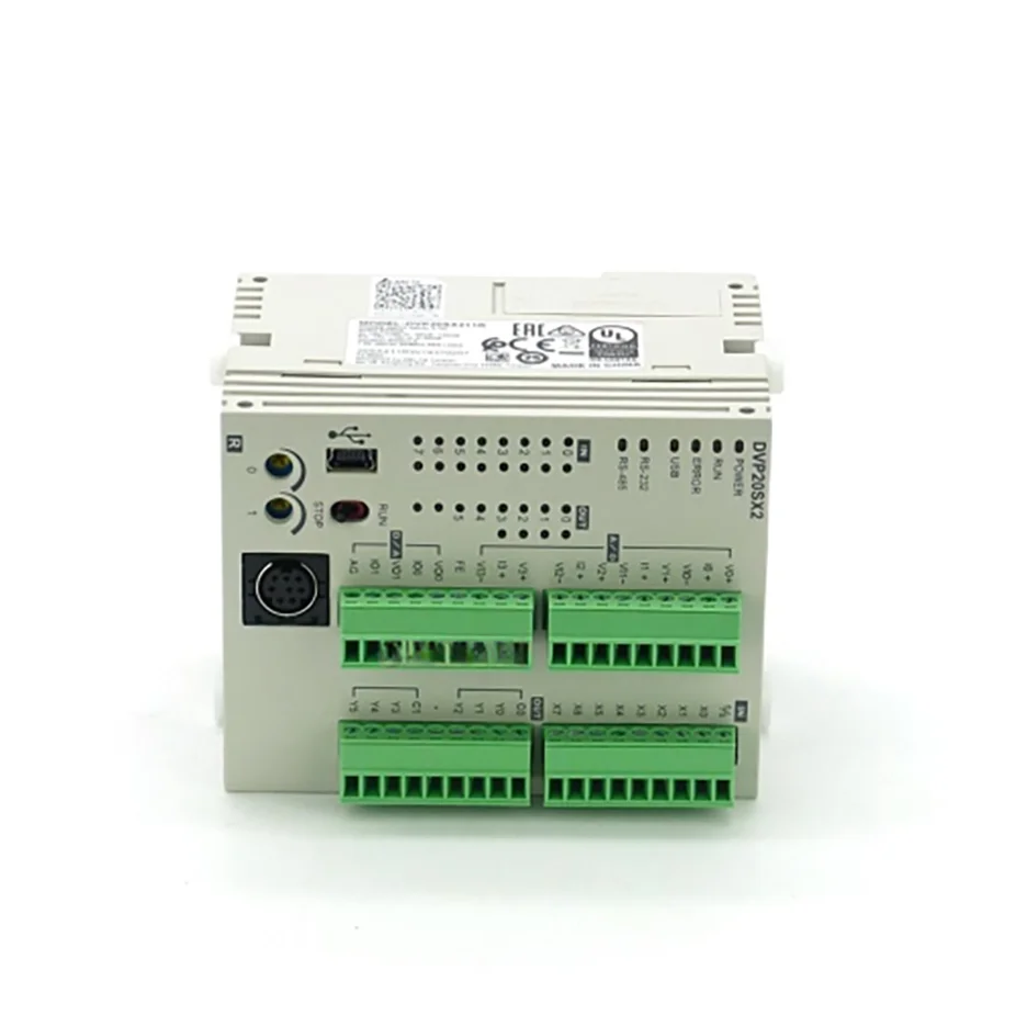 Delta PLC Relay Transistor Output Analog Programmable Logical Controller DVP20SX211T DVP20SX211R DVP20SX211S 24V 8(4AI) 6(2AO)