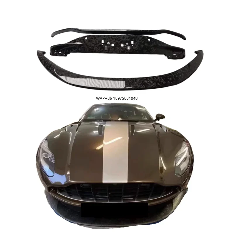 Modern Style Forged Carbon Glossy Bodykit New Arrival Front Rear Lip Diffuser Spoiler for Db11