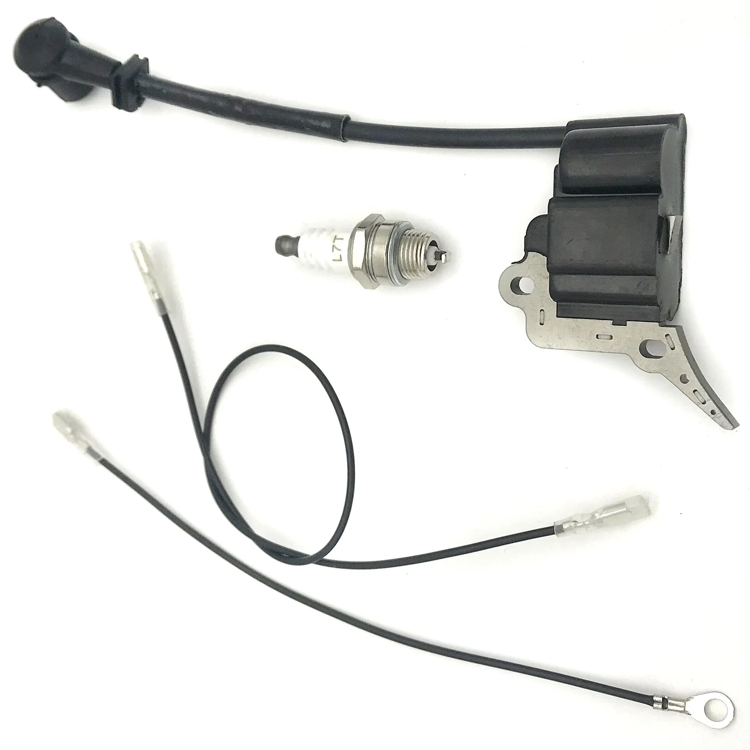 点火コイルモジュールスパークプラグ,チンソー2500 25cc Zenoah g2500,ティンバープロローンフライト部品と互換性があります