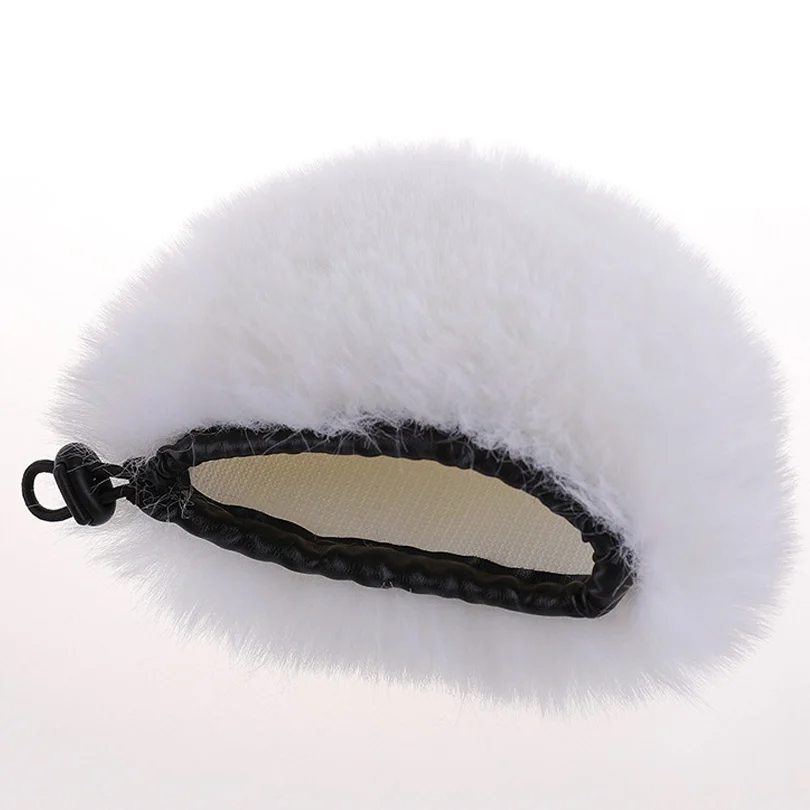 Microphone Wind Muff Windscreen Muff Fluffy Mic Wind Cover Mic Furry for Both Outdoor Indoor Environments