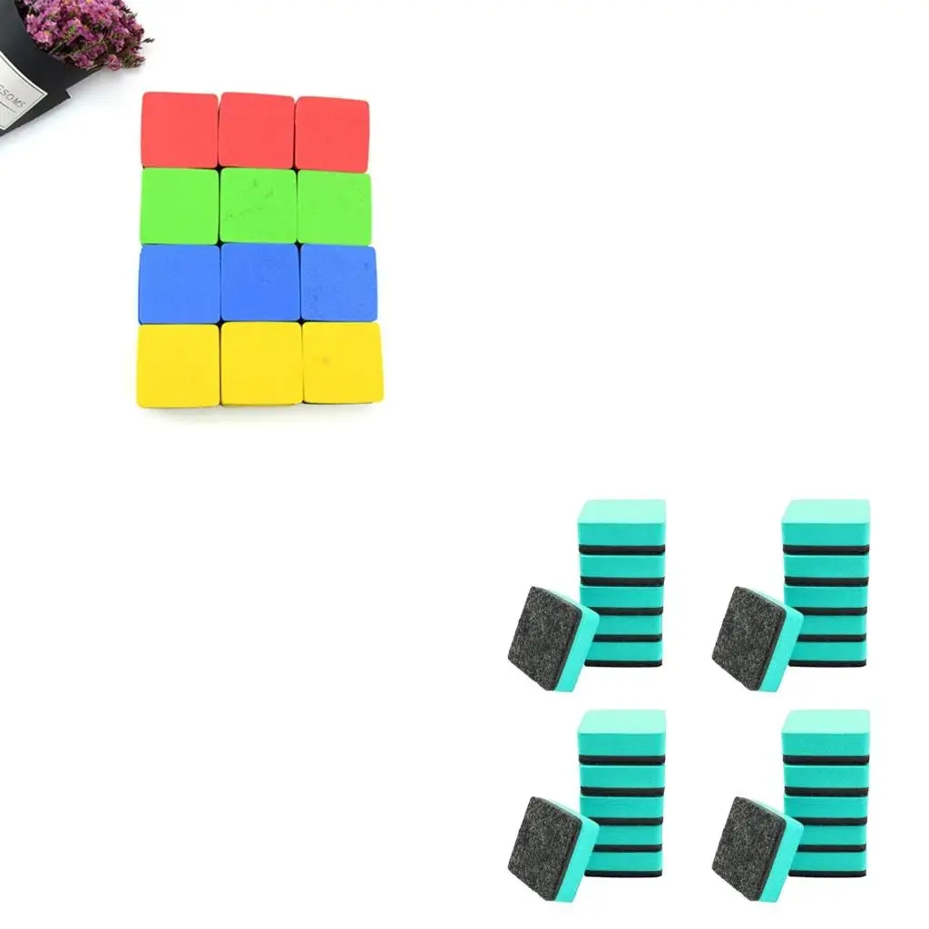  24pcs/set Whiteboard Erasers for Children Drawing Boards Effectively Cleaning