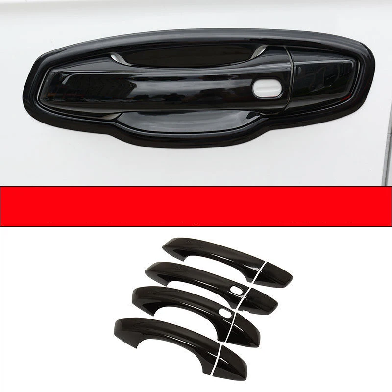 for Seat Arona KJ7 2017 2018 2019 2020 2021 2022 Gloss Black Door Handle Cover Trim Styling Stickers Car Exterior Accessories