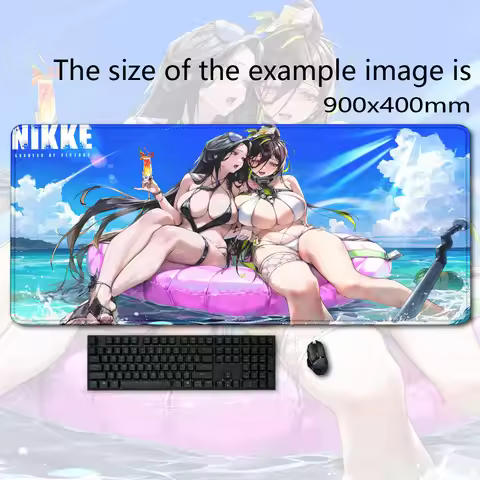 Goddess Of Victory NIKKE Anime Girl Large Computer Gaming Accessories mousepad Desk Mats Anti-slip Laptop Soft Mice mouse pad