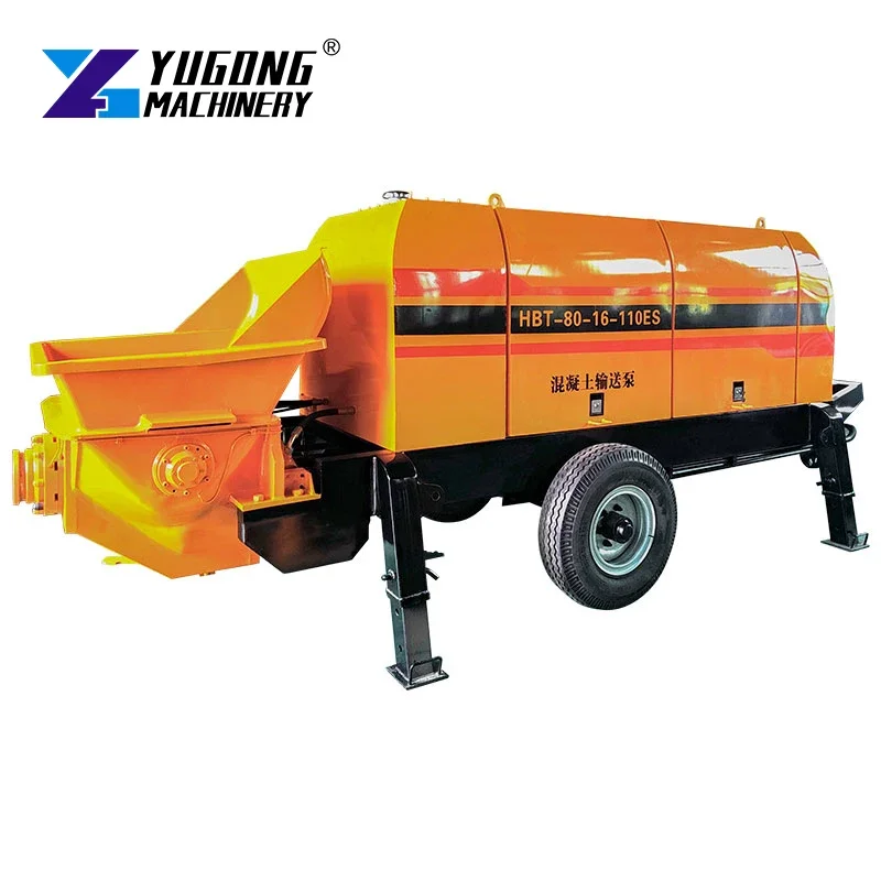 2025 HOT SALE Concrete Pump Machine CE Diesel Engine Mini Small Truck Concrete Mixer with Pump