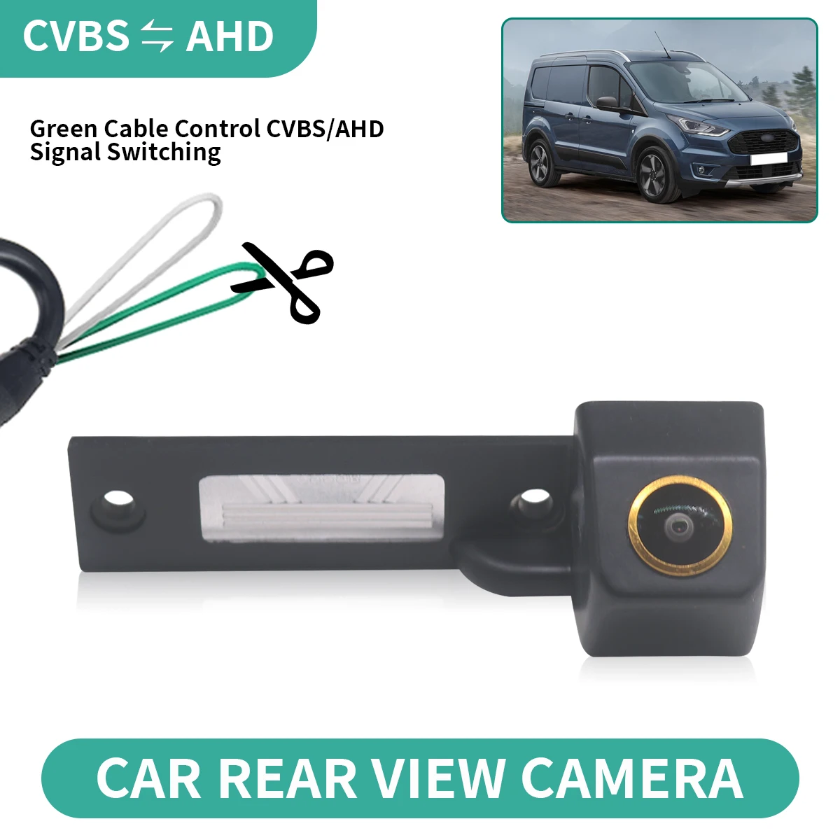 Cámara de Visión Trasera AHD para Vehículos Volkswagen Golf Plus, Caddy MK3, Passat, Jetta mk5 2005~2010, T5 Transporter, Caravelle, Multivan
