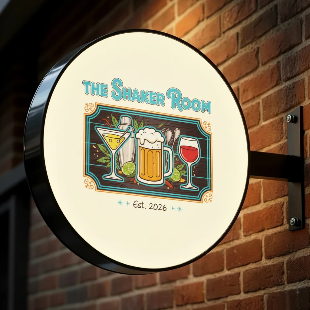 

Изготовленный на заказ светодиодный световой короб: светодиодная неоновая вывеска индивидуального дизайна с металлическим/акриловым материалом для домашнего настенного освещения и бизнес-рекламы