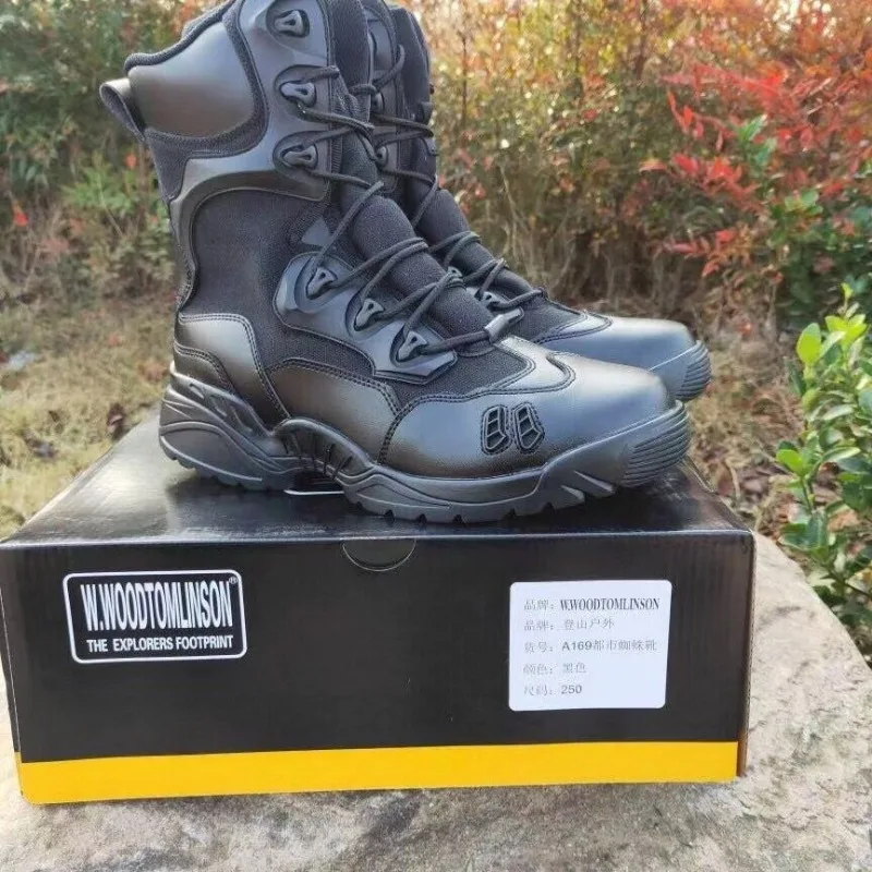 

Original Brand Comfortable High Top Mountain Climbing Footwear Top Quality Wearable Outdoor Hiking Shoe Anti Slip Trekking Boot
