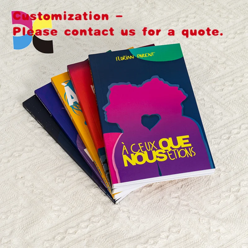 custom.Custom Paperback Workbooks Binding Softcover Books Busy Workdays-Custom Printed Cardboard
