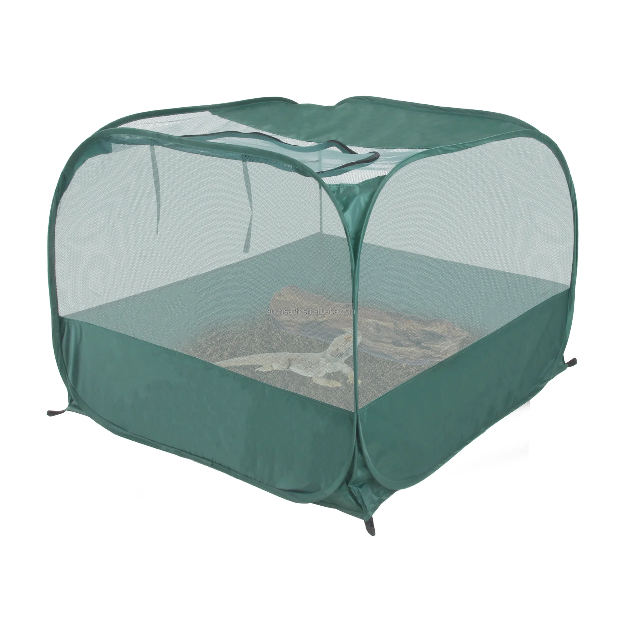 

Портативный складной манеж для домашних животных, всплывающая дышащая сетка, клетка для маленьких животных для использования в помещении и на открытом воздухе для ящериц, кошек, цыплят, кроликов
