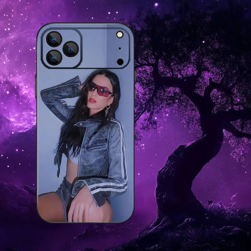 Funda de teléfono K-Katy P-Perry Singer para iPhone 17,16,15,14,13,12,Pro,Max,Plus,E,SE4,Air,Mini caja suave negra