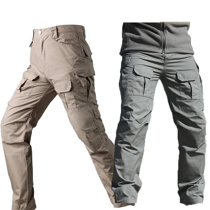 

Multi Pockets Tactical Pants New Clothing Men's Outdoor Working Cargo Pants Men Casual Cotton Hip Hop Joggers Urban Overalls