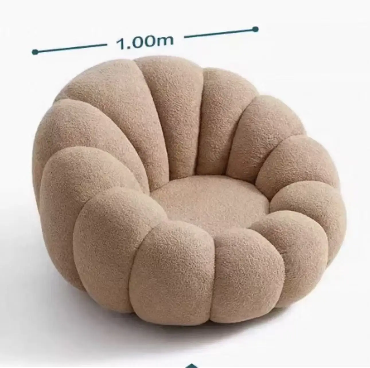 Lazy sofa single and double pumpkin sofa chair sherpa sofa balcony swivel leisure chair reclining and sleeping internet celebrit