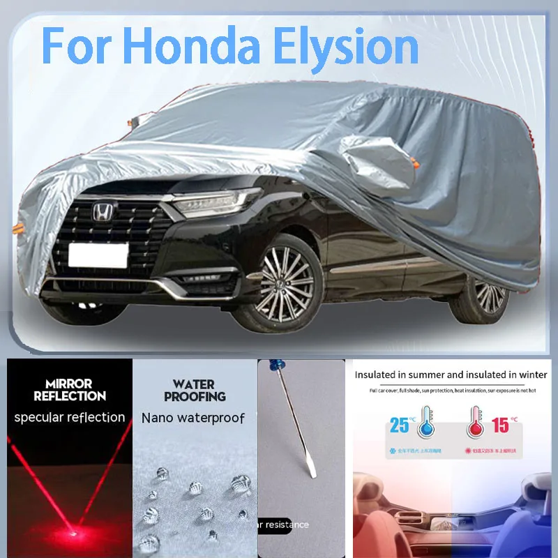 For Honda Elysion Full Car cover with UV protection and Winter Insulation roles,Rainproof,Snowproof Ati-frost properties.