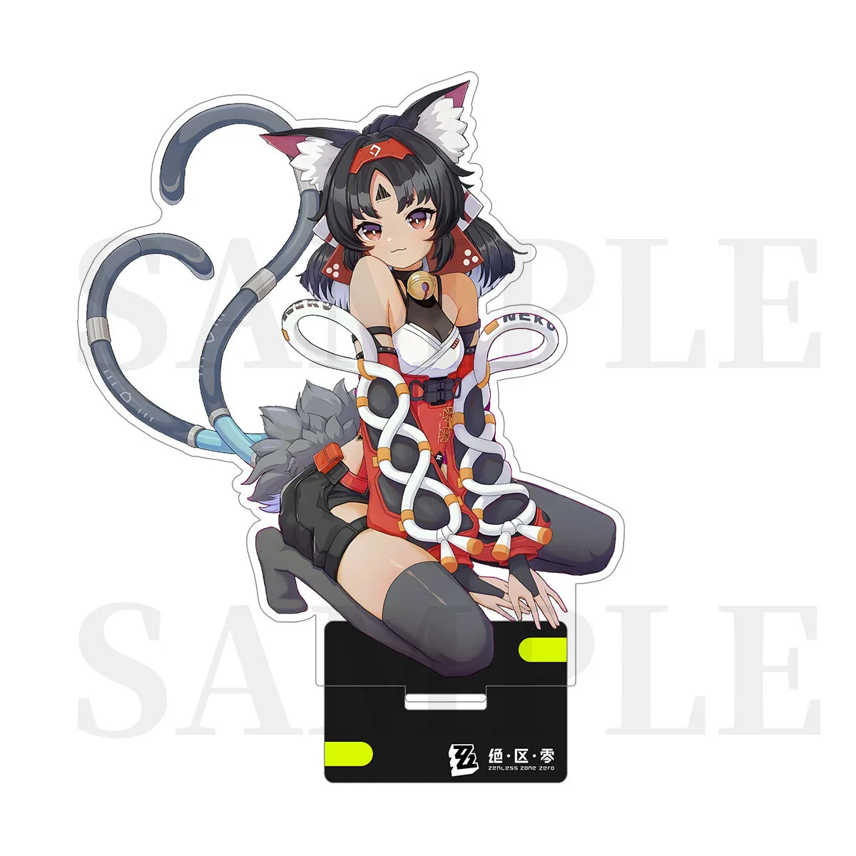 15cm Zenless Zone Zero Figure Stand Model Nekomiya Mana Ellen Joe Hoshimi Miyabi Acrylic Action Plate Desktop Decoration Gift