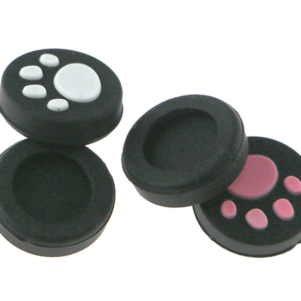 PSV 1000 2000 Cat 그립 캡 아날로그 조이스틱 보호 커버 버튼 패드 케이스 (PSVita PS Vita PSV 1000/2000 용) 2개