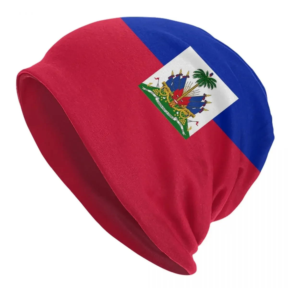 Flag Of Haiti Bonnet Hats Knitted Hat Casual Outdoor Skullies Beanies Hat Unisex Warm Thermal Elastic Caps